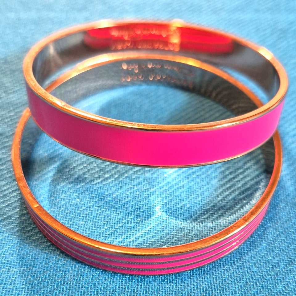 Hot Pink Oscar De La Renta Bracelet 28$